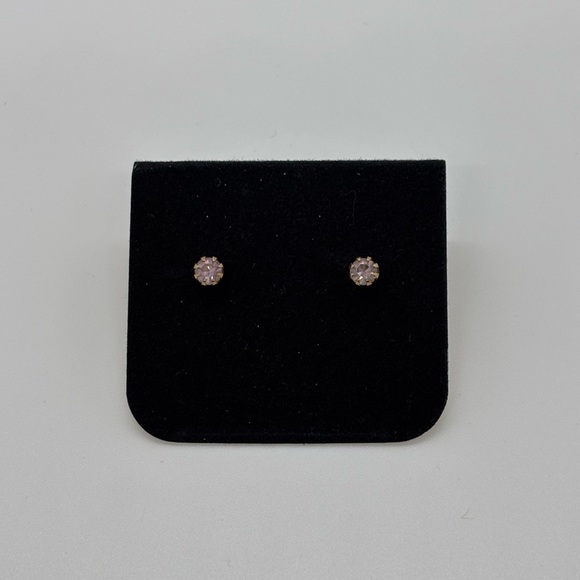 Vintage Jewelry - Vintage Sarah Coventry Light Pink stone stud earrings